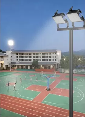 Iluminação do estádio do campus/iluminação do campo de esportes da escola