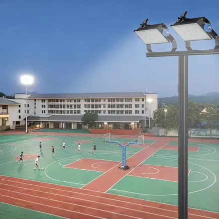 Iluminação do estádio do campus/iluminação do campo de esportes da escola