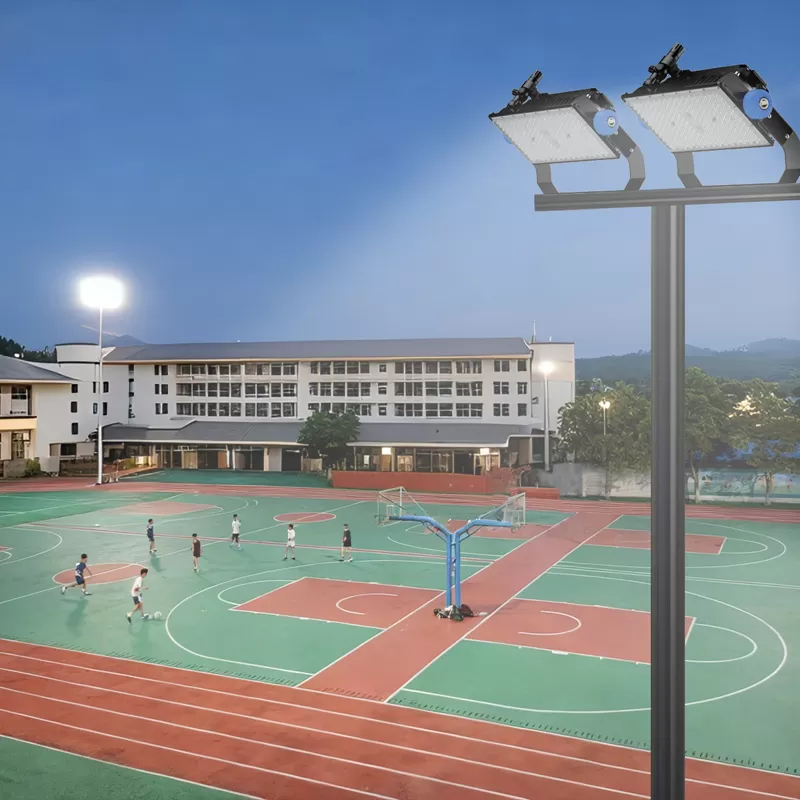 Iluminação do estádio do campus/iluminação do campo de esportes da escola