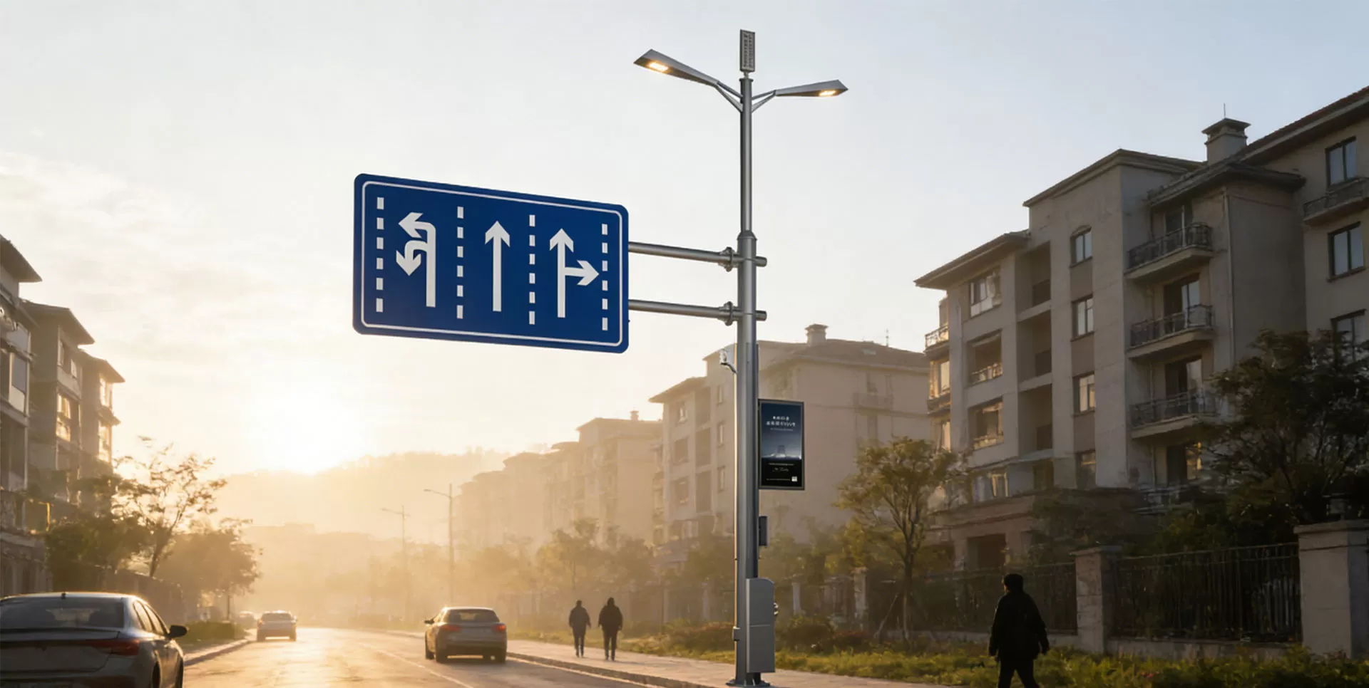 Importância fundamental dos postes de luz integrados