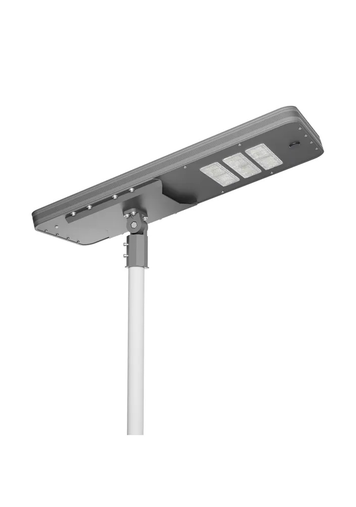 Controle inteligente tudo em uma luz de rua solar