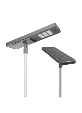 Controle inteligente tudo em uma luz de rua solar
