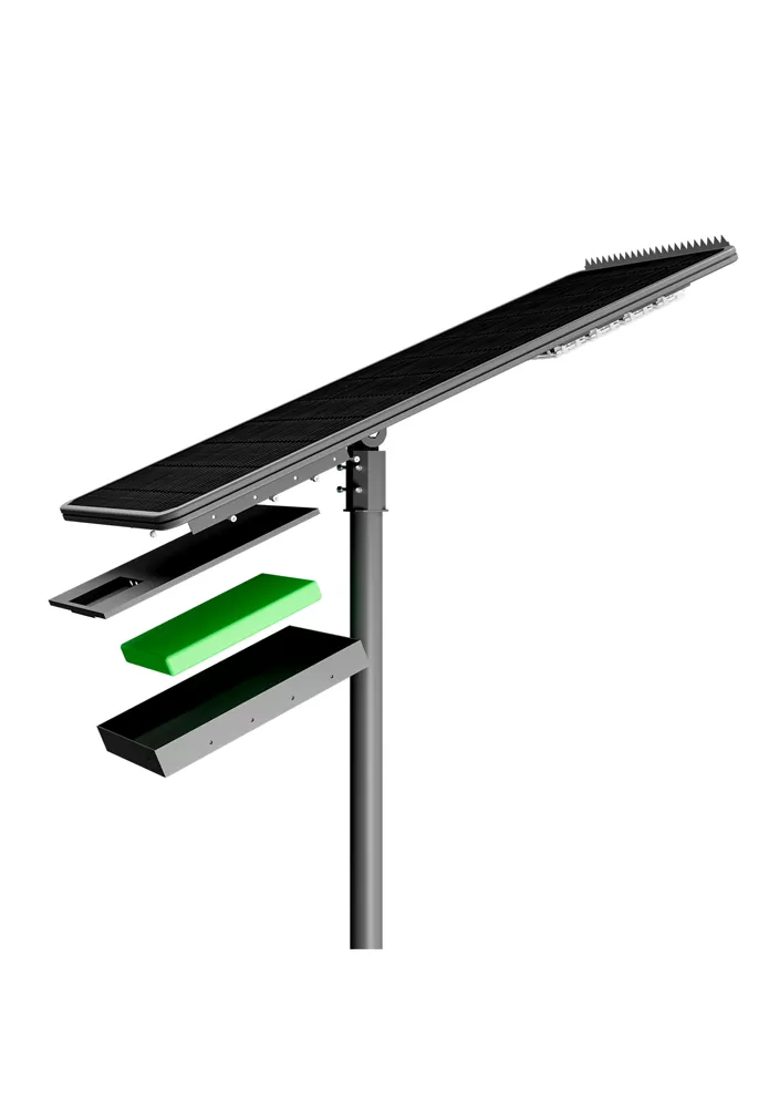 Novo tudo em uma luz de rua solar