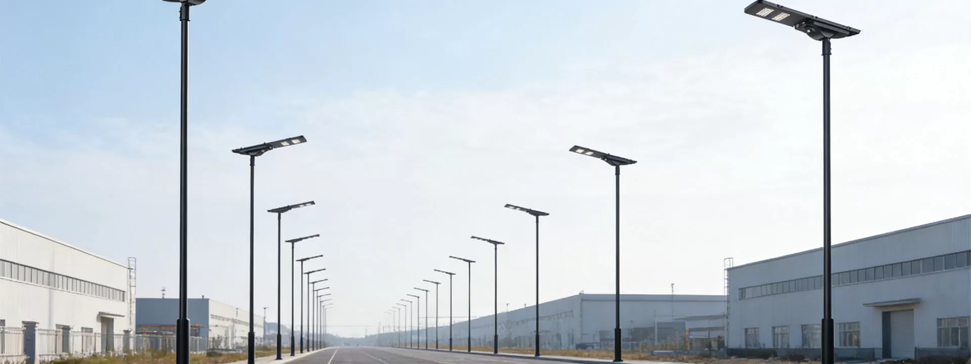 Aplicação do produto de luzes de rua solares IoT