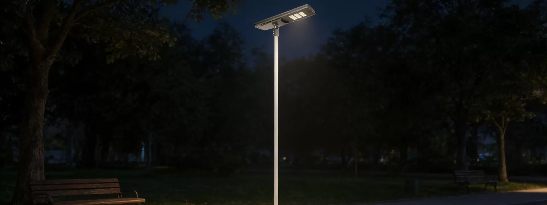 Aplicações do produto de controle inteligente All-in-One Solar Street Light