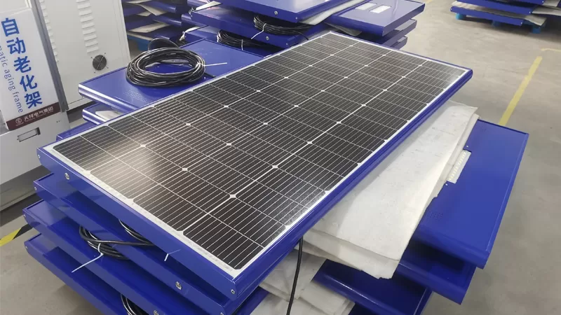 Produção de painéis solares