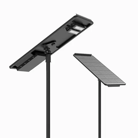 Luz de rua solar tudo em um