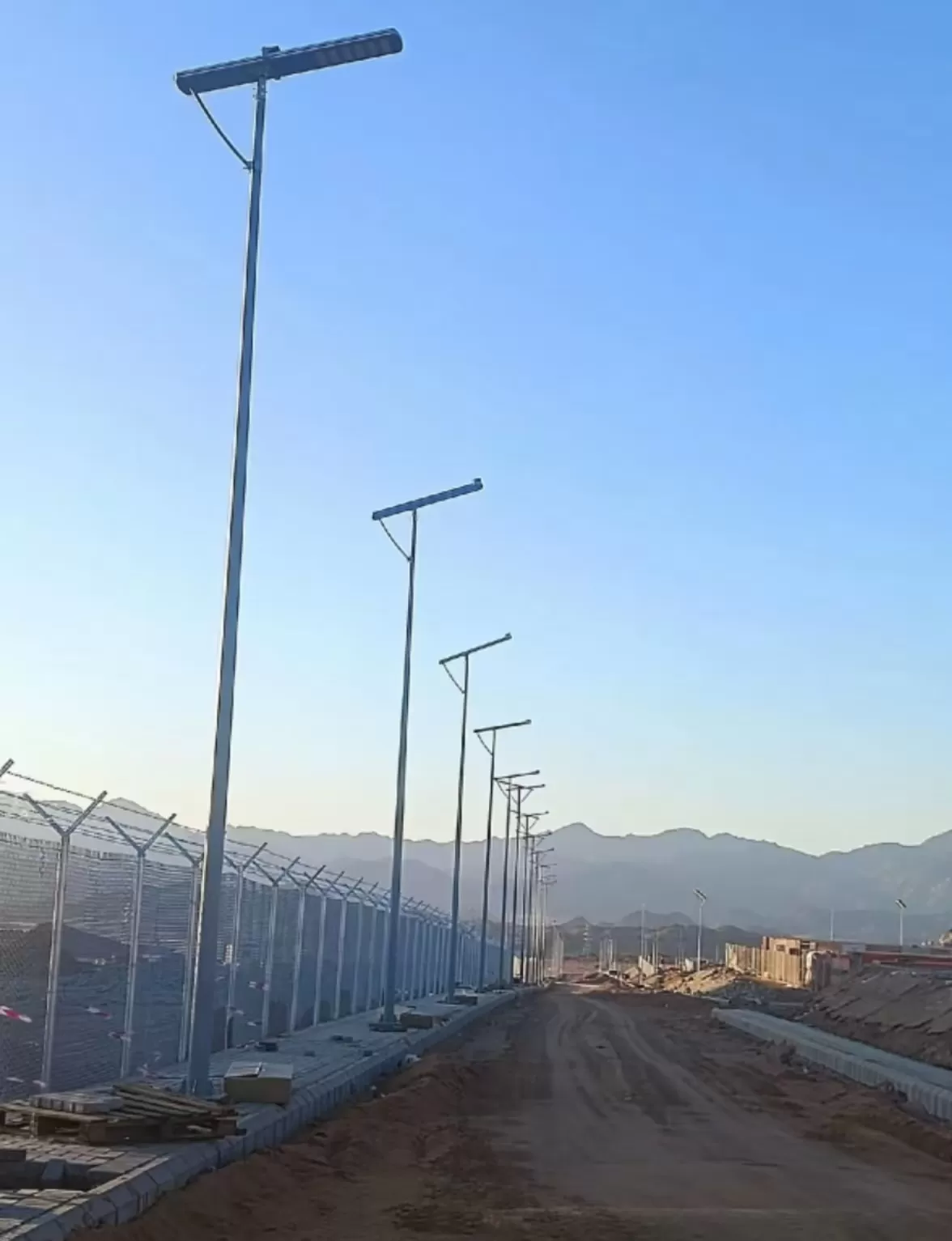 Luz de rua solar oem caso de cooperação