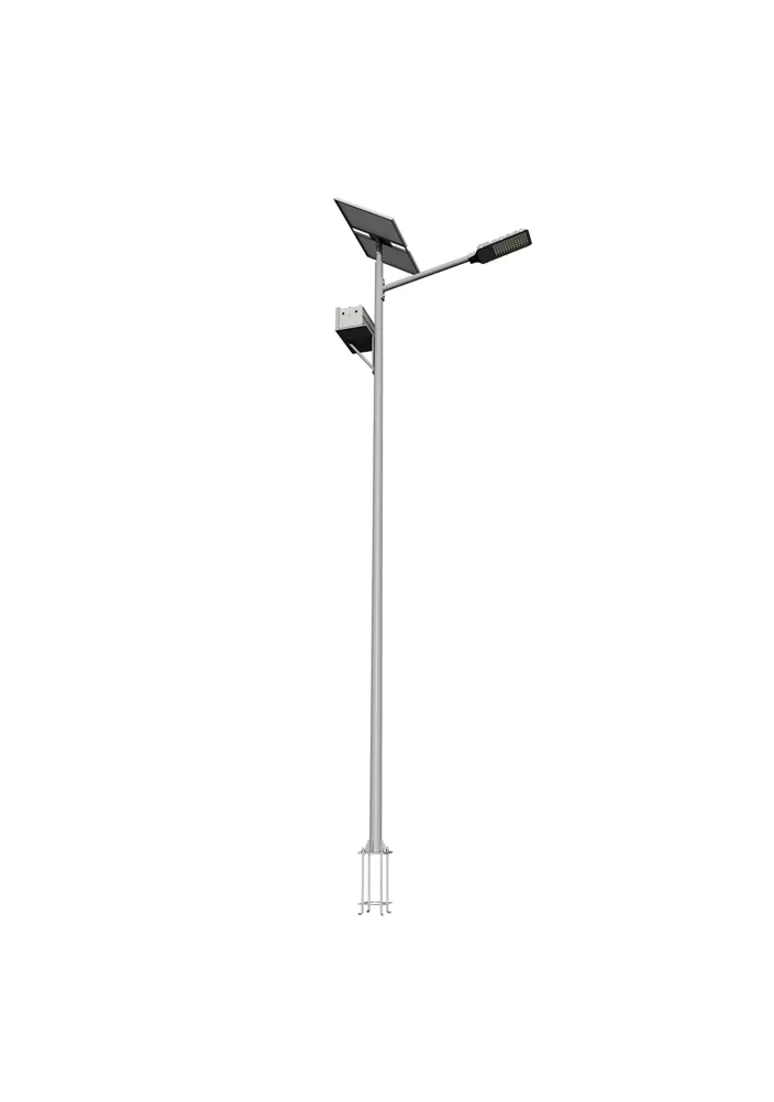 Luz de rua solar com bateria de gel