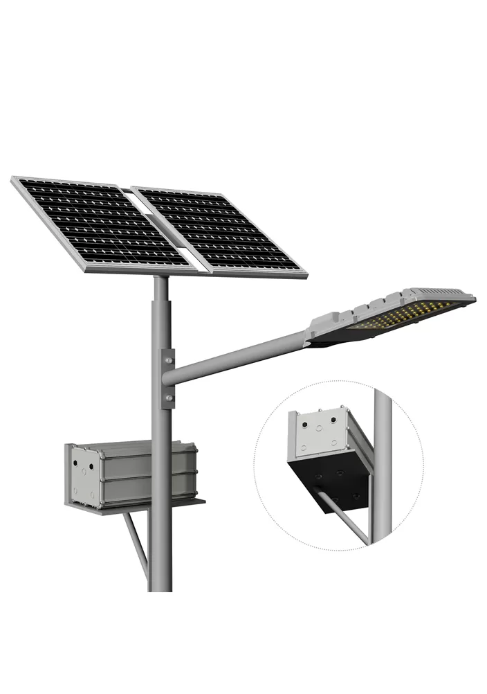 Iluminação Pública Solar com Bateria de Gel