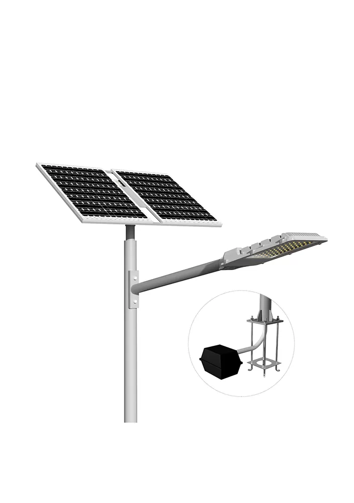 Rua luz solar com gel preço da bateria