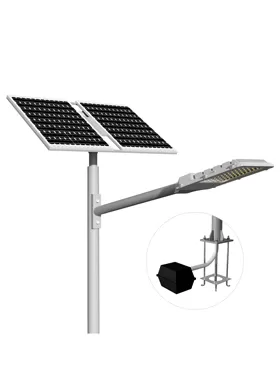Luz de rua solar com bateria de gel