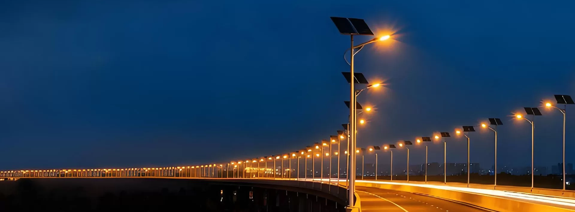 Iluminação exterior de alta eficiência